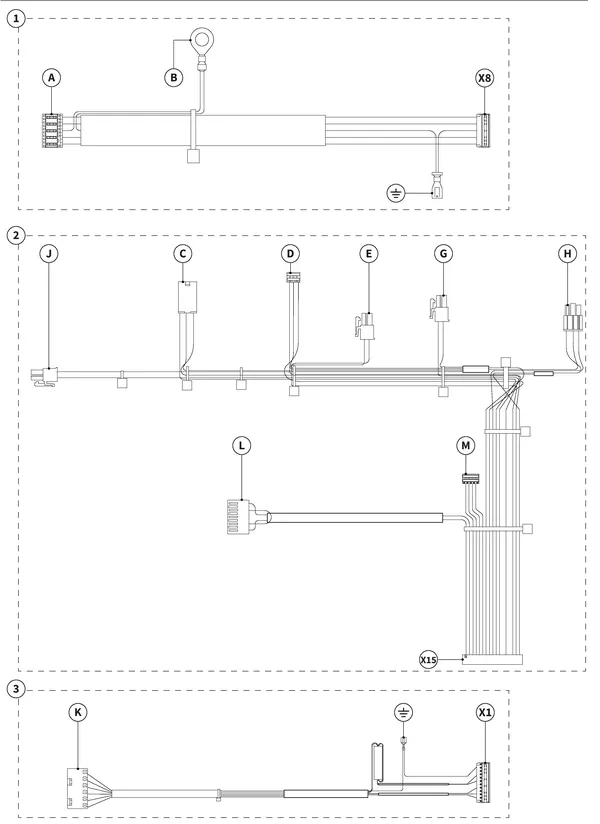 Exploded view Intergas Xtreme 36 First Edition: Bedrading