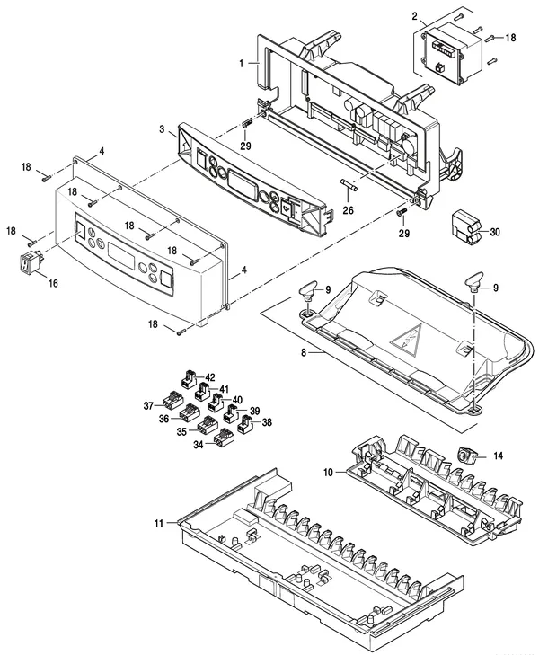 Vue éclatée Nefit (Bosch) TopLine HR 70 II : Uba