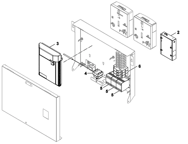 Vue éclatée Nefit (Bosch) IDU Split 8-15 TS : Régulation