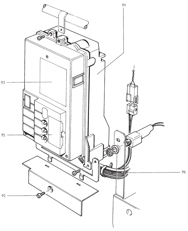 Exploded view Nefit (Bosch) EcomLine Economy HRC 23/28V: Uba