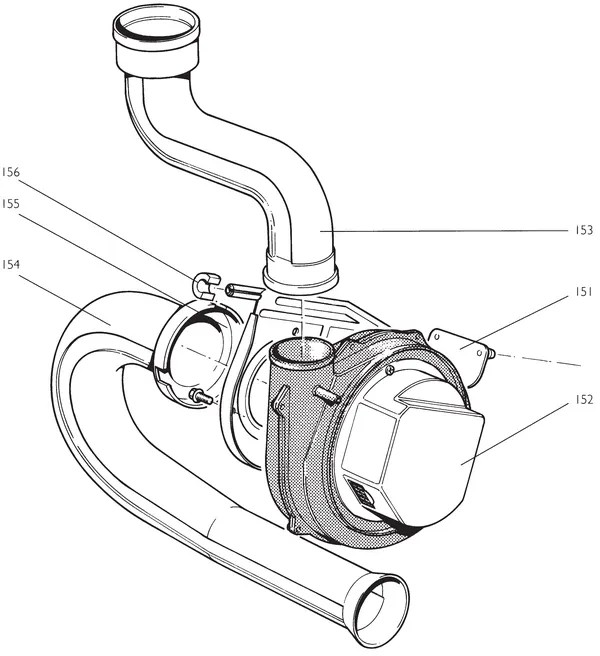 Exploded view Nefit (Bosch) EcomLine Economy HRC 23/28V: Ventilator