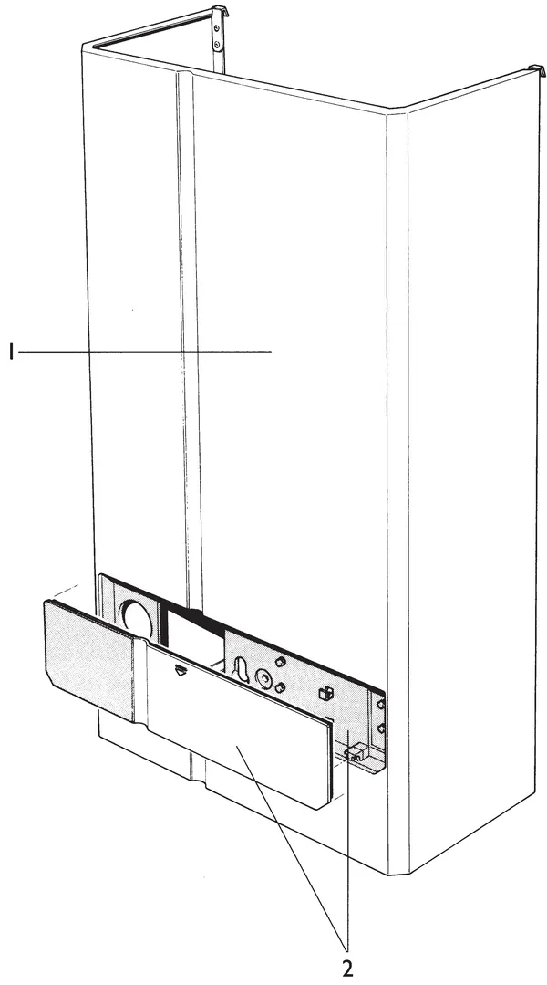 Exploded view Nefit (Bosch) EcomLine VR VRC24VS: Mantel