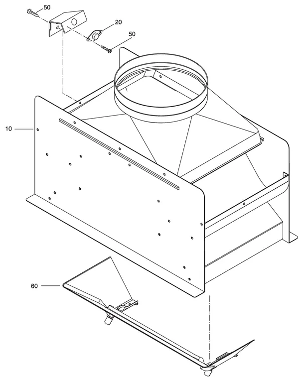 Exploded view Nefit (Bosch) Economy VRC24S: Trekonderbreker