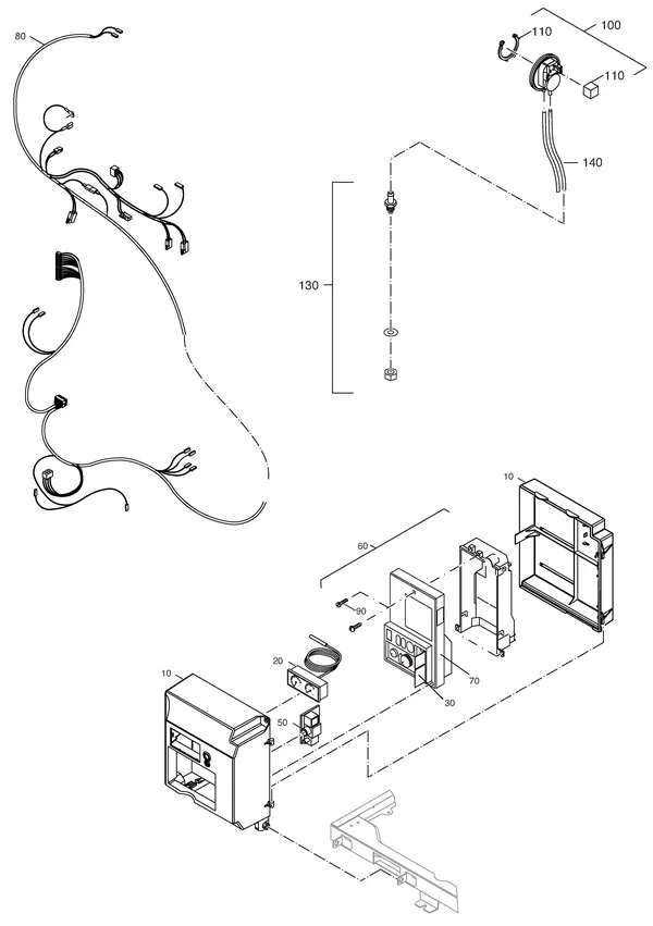 Exploded view Nefit (Bosch) Economy VRC24S: Uba