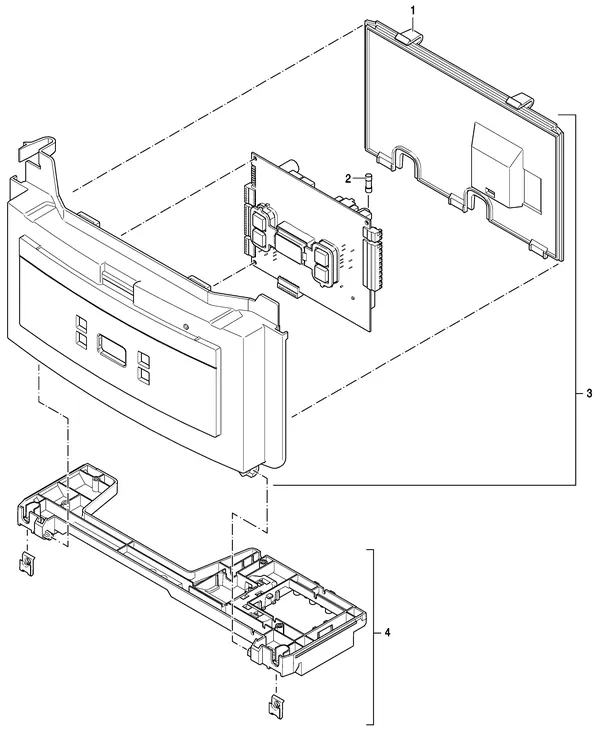 Exploded view Nefit (Bosch) ProLine NxT HRC 30 CW5: Branderautomaat