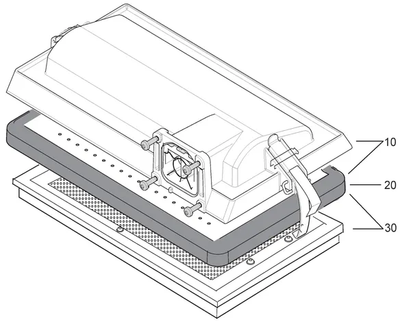Exploded view Nefit (Bosch) TopLine HR 25: Brander