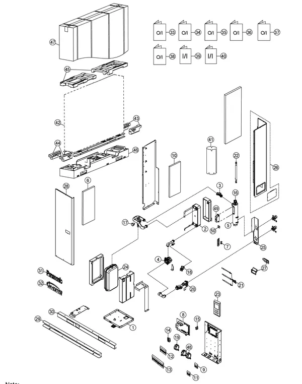 Exploded view Panasonic WH-MXC12H9E8: Water system