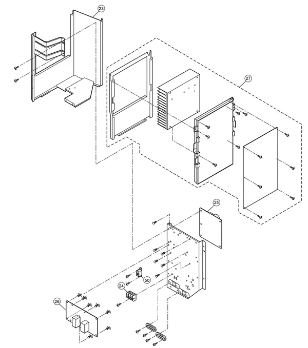Exploded view Panasonic WH-UD07HE5-1: Buitenunit