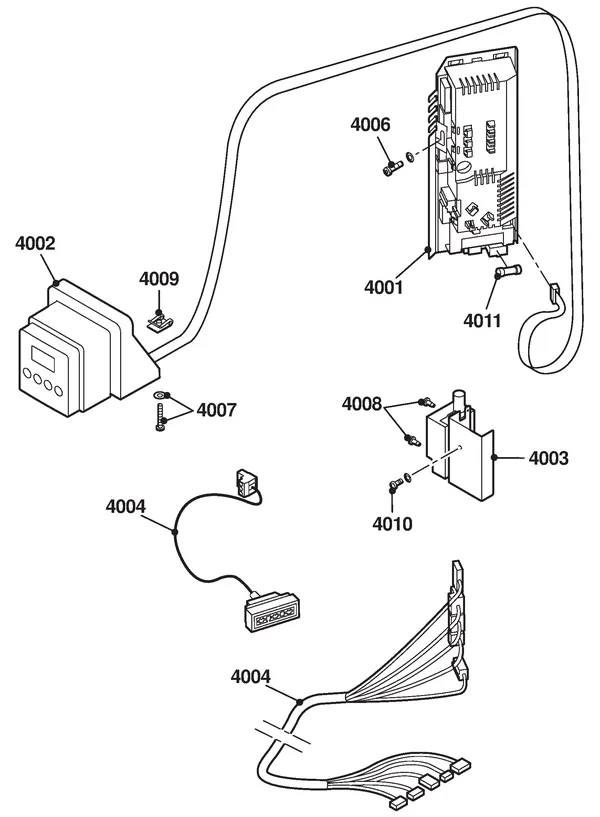 Exploded view Remeha Avanta 28C Combi CW4 | vanaf serienr. 0616301382100: Elektra