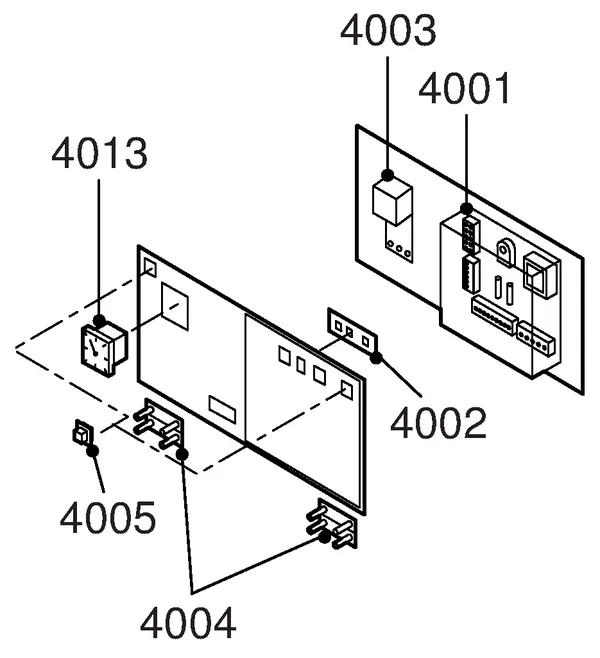 Exploded view Remeha W21 Eco Solo: Elektra