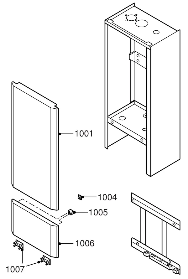 Exploded view Remeha W21 Eco Solo: Mantel