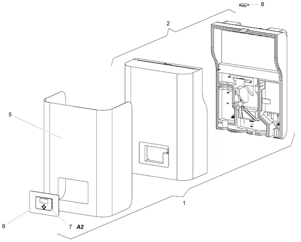 Exploded view Stiebel Eltron HM Trend VM3 (12/2021): Mantel