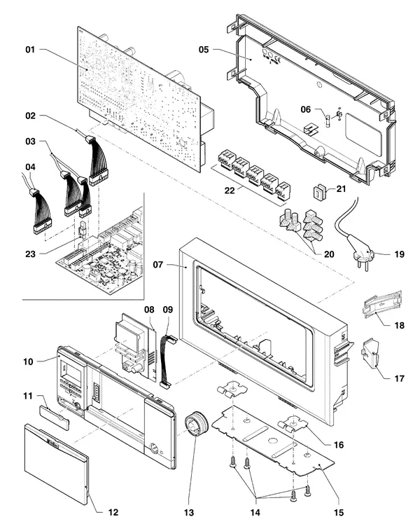 Exploded view Vaillant ecoTEC pro classic VHR 28-34/5-3 R4: Schakelkast