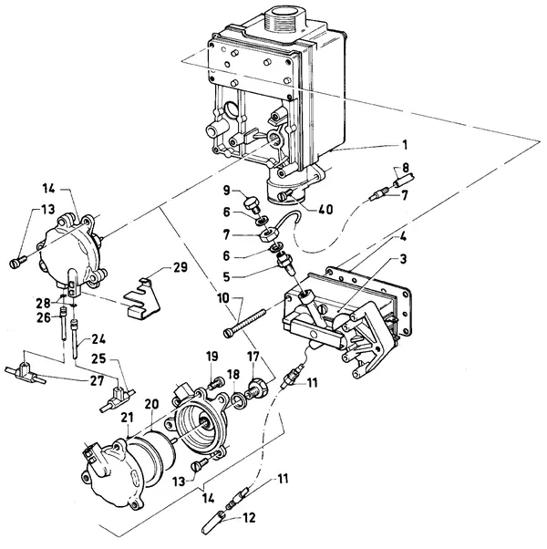 Vue éclatée Vaillant Chaudière VC 110 XE (TTB) : Bloc gaz