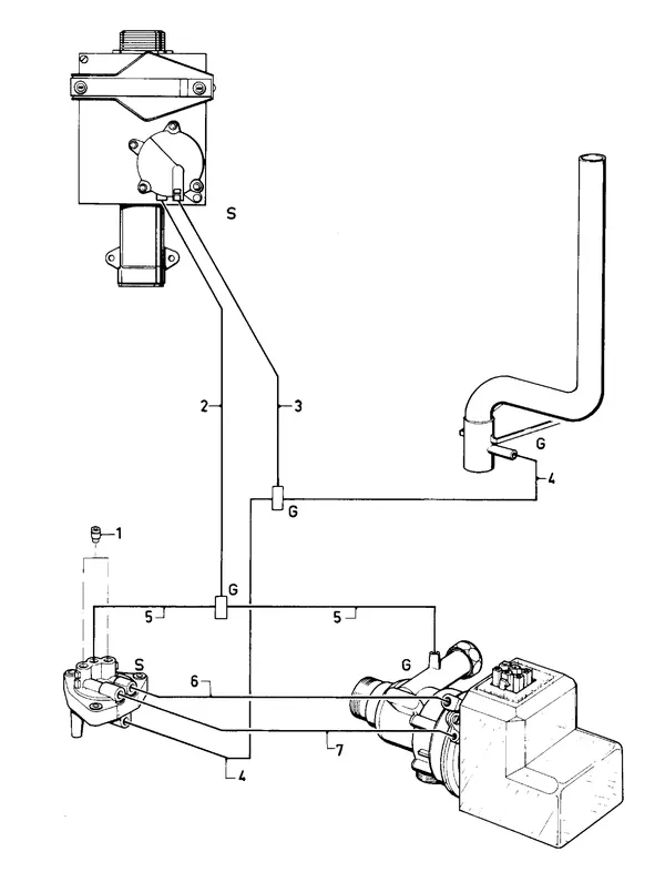 Exploded view Vaillant Cv-ketel Turbo VC 245 E: Aansluitdelenb