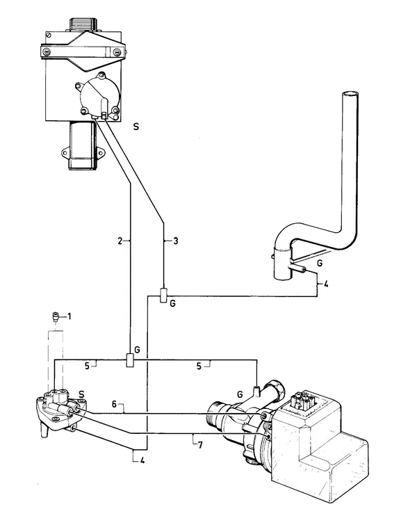Exploded view Vaillant Combiketel VCW 184 XE (TTB): Aansluitdelenb