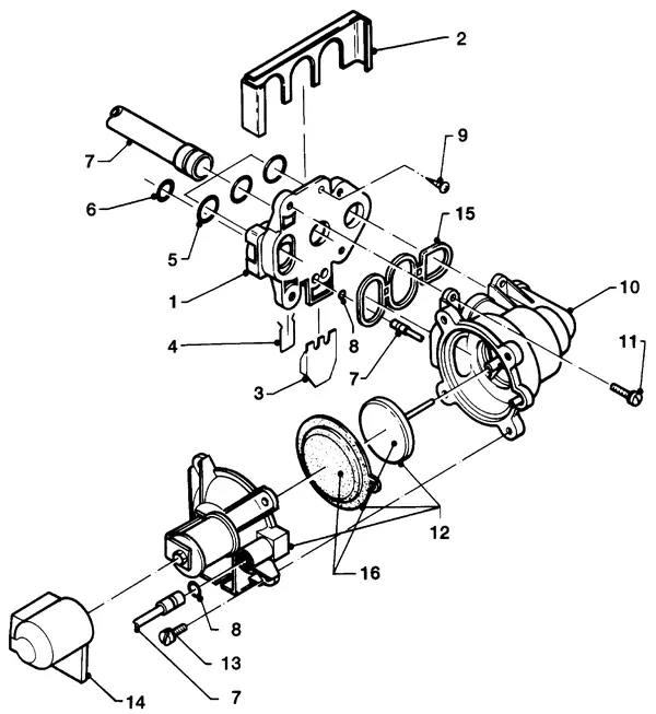 Vue éclatée Vaillant Chaudière mixte Turbo VCW 255/2 E : Brûleur
