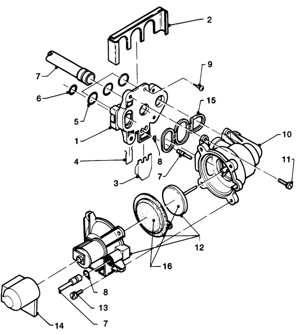 Exploded view Vaillant HR Comfort VU-VUW 18-22/6 E: Brander