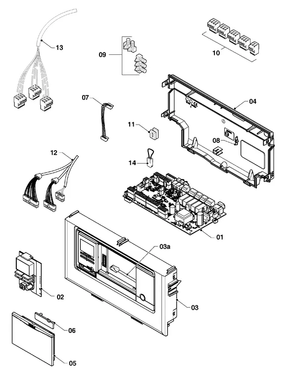 Exploded view Vaillant aroTHERM VWL 127/5 IS: Schakelkast