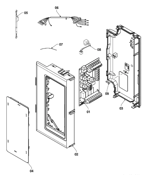 Exploded view Vaillant aroTHERM VWL 127/5 IS: Schakelkast